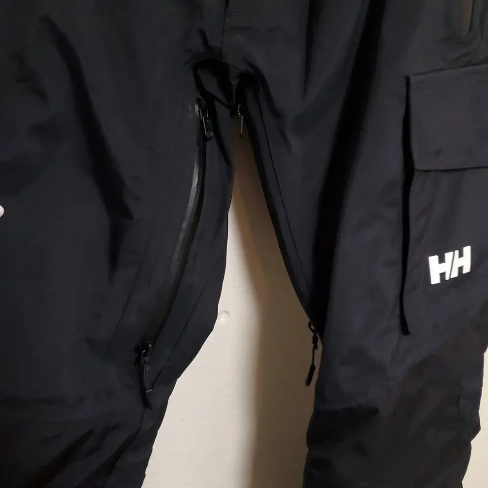 HELLY HANSEN Black Professional Waterproof Shell Snowboard Skii Pants Women's